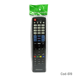 Control Remoto TV Universal EN BOLSA Cod 619