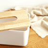 Caja para pañuelos bambú
