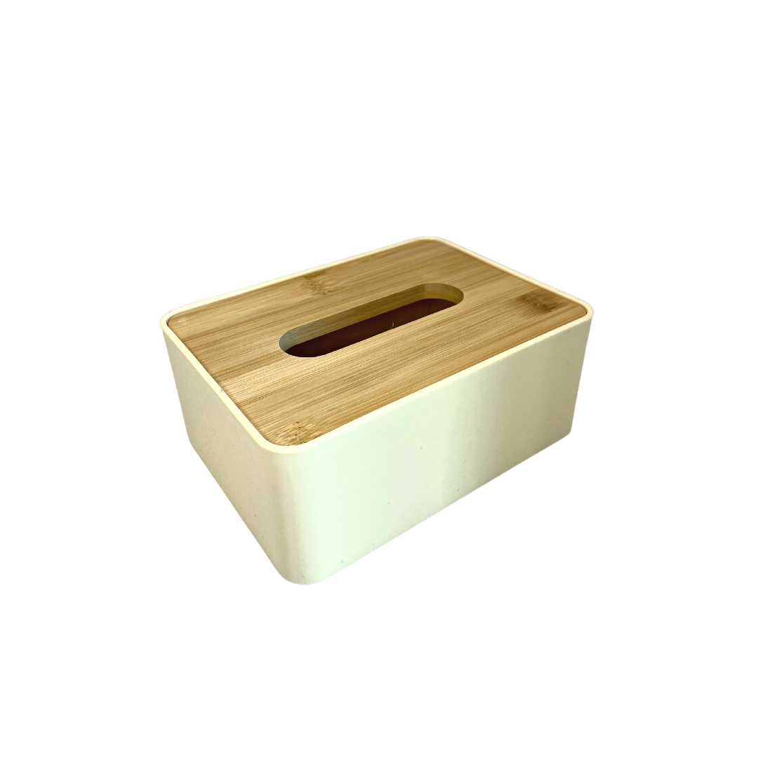 Caja para pañuelos bambú