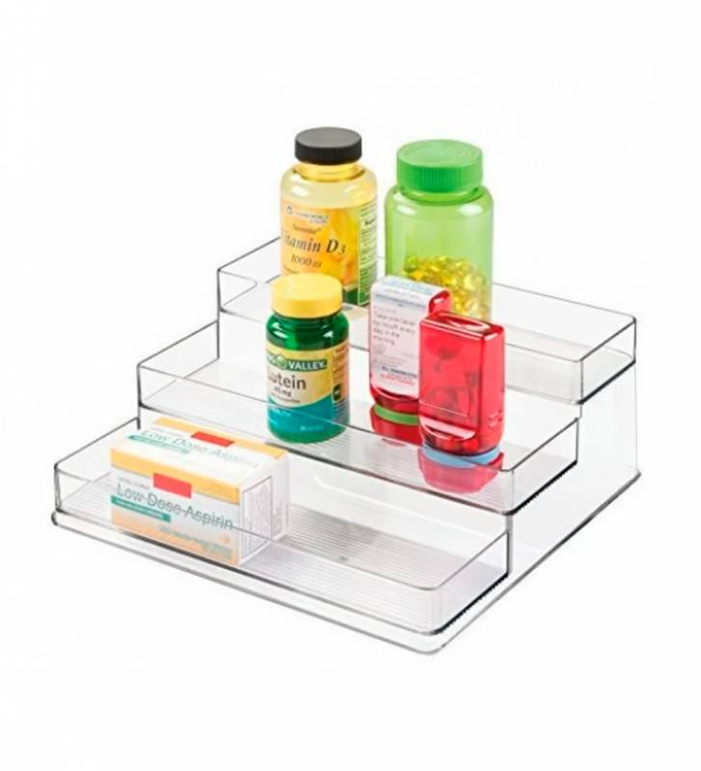 SpaceAid - Organizador de especias extraíble para gabinete, organizador de  condimentos para armarios de cocina, con 20 etiquetas y marcador de tiza