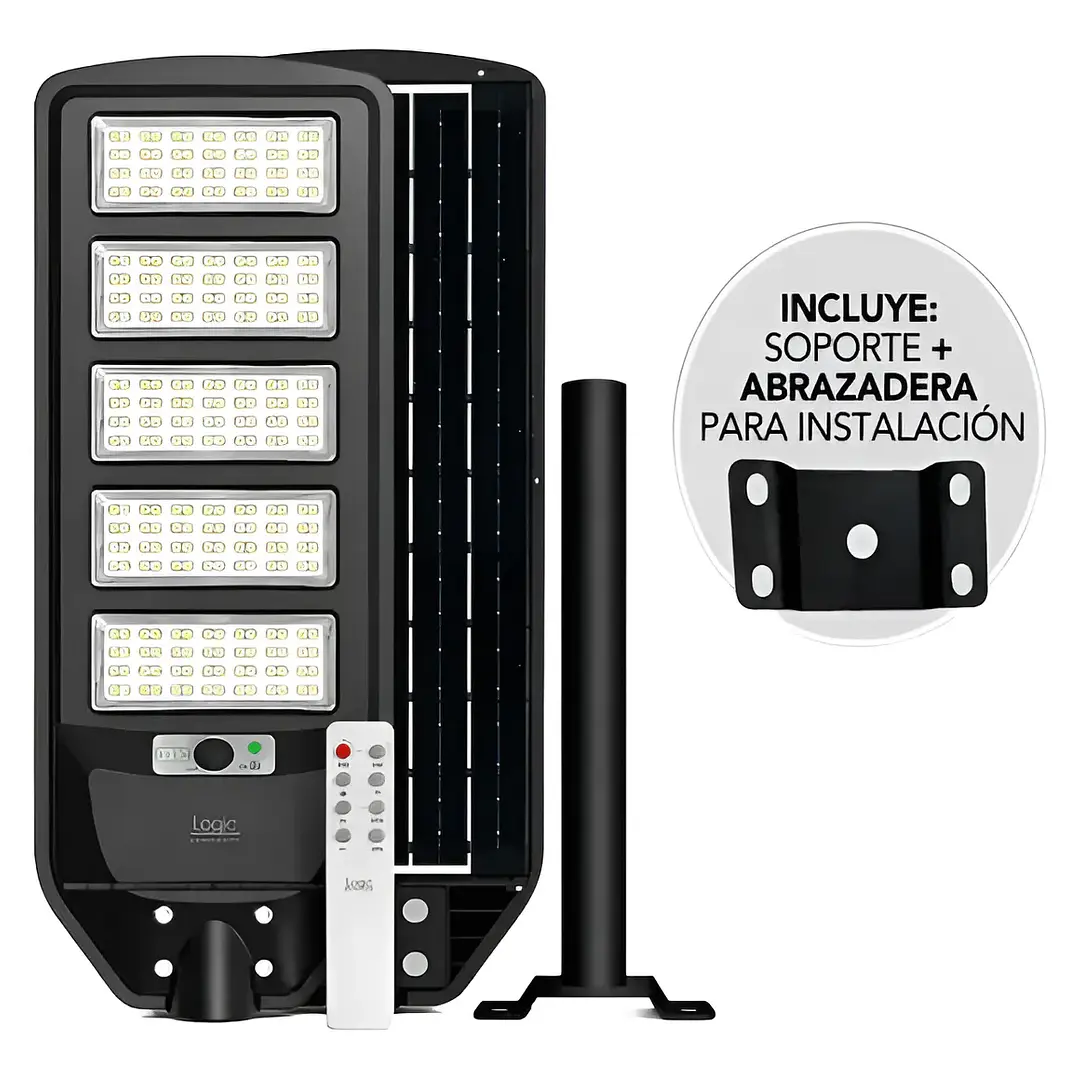 Luminaria Solar Peatonal Logic 250w 1