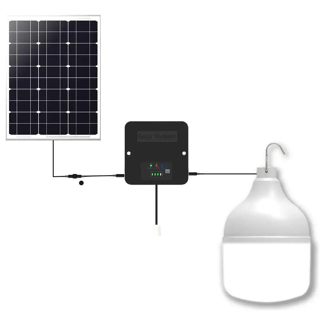 SISTEMA SOLAR FREELUZ AMPOLLETA 50W 1