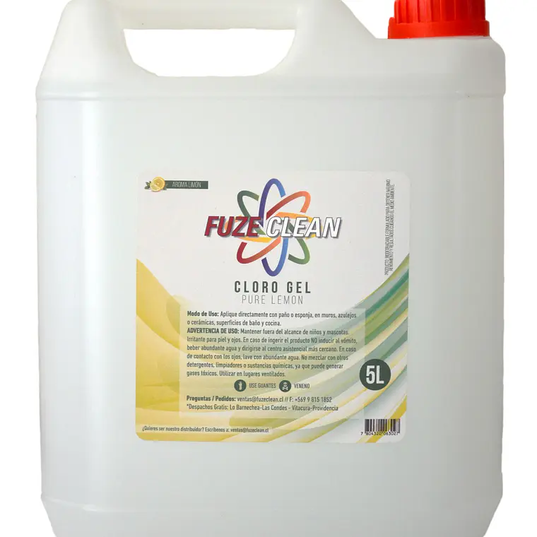 Cloro Gel aroma limón 5 LITROS 1
