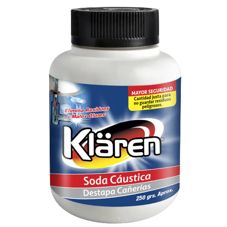 Soda Cáustica 250 grs. 1