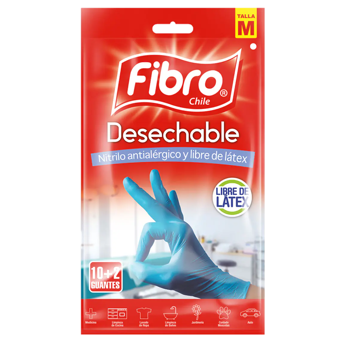 Guantes desechables nitrilo  6 pares 1