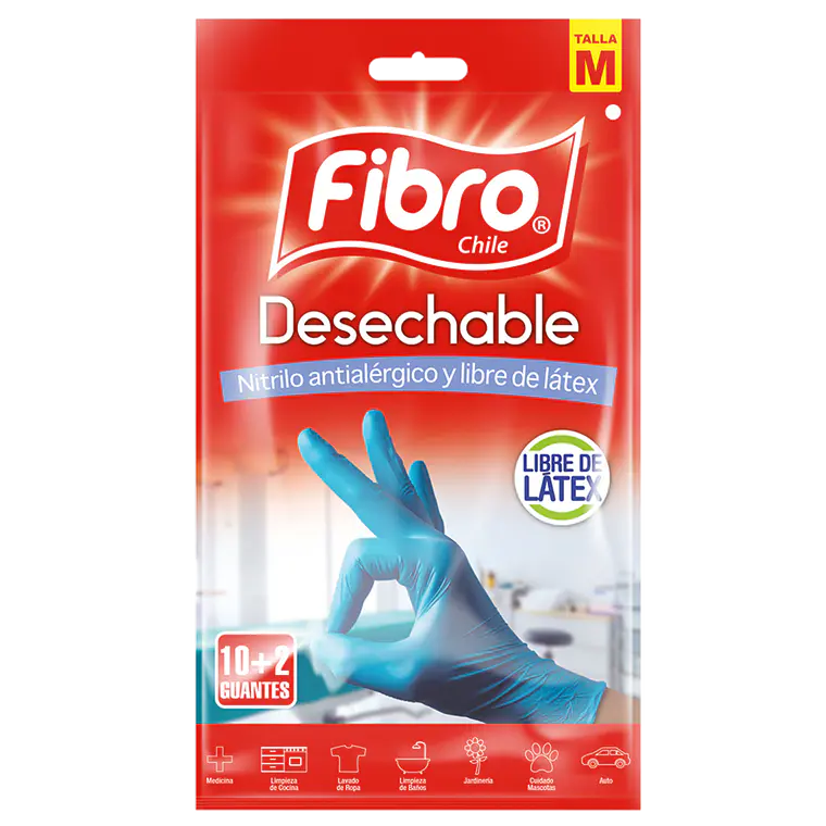Guantes desechables nitrilo  6 pares 1