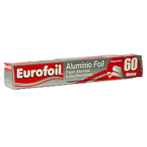 Papel aluminio rollo 60 mts
