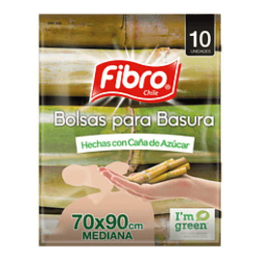 Bolsa Basura Ecologica Fibro x 10 und.