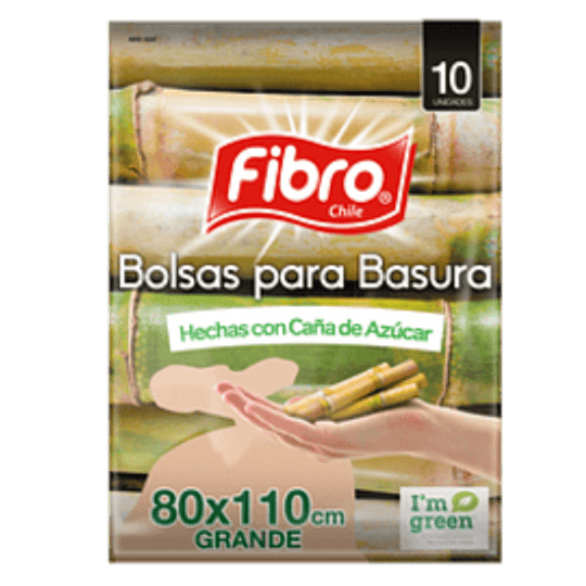 Bolsa Basura Ecologica Fibro x 10 und.