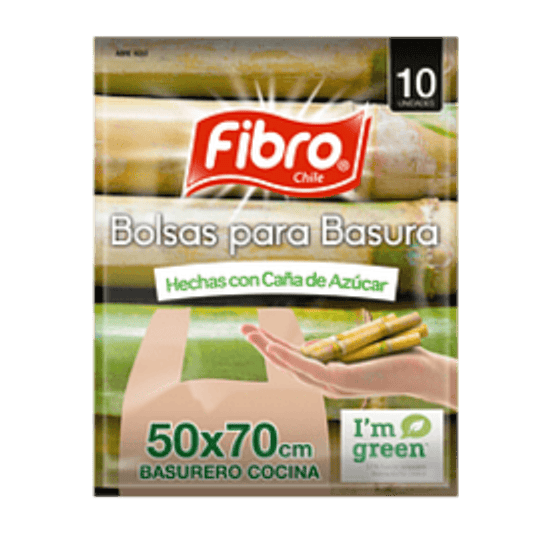 Bolsa Basura Ecologica Fibro x 10 und.