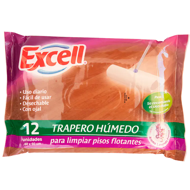 Trapero  humedo desechable 12 UND. 1