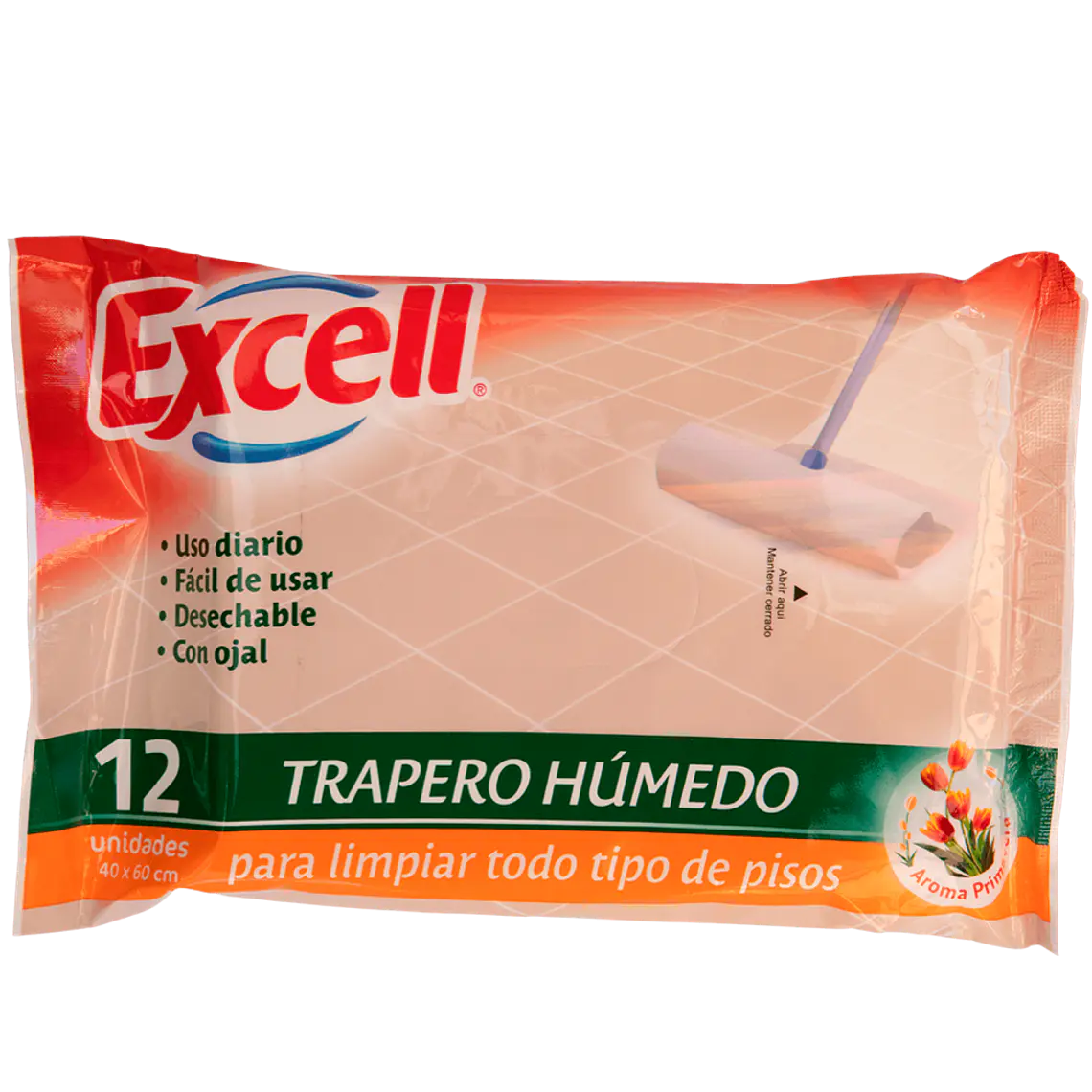 Trapero  humedo desechable 12 UND. 2