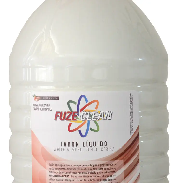 Jabón liquido  almendras  5 Litros FUZECLEAN 1