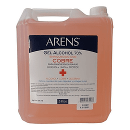 Alcohol gel con cobre 5 litros