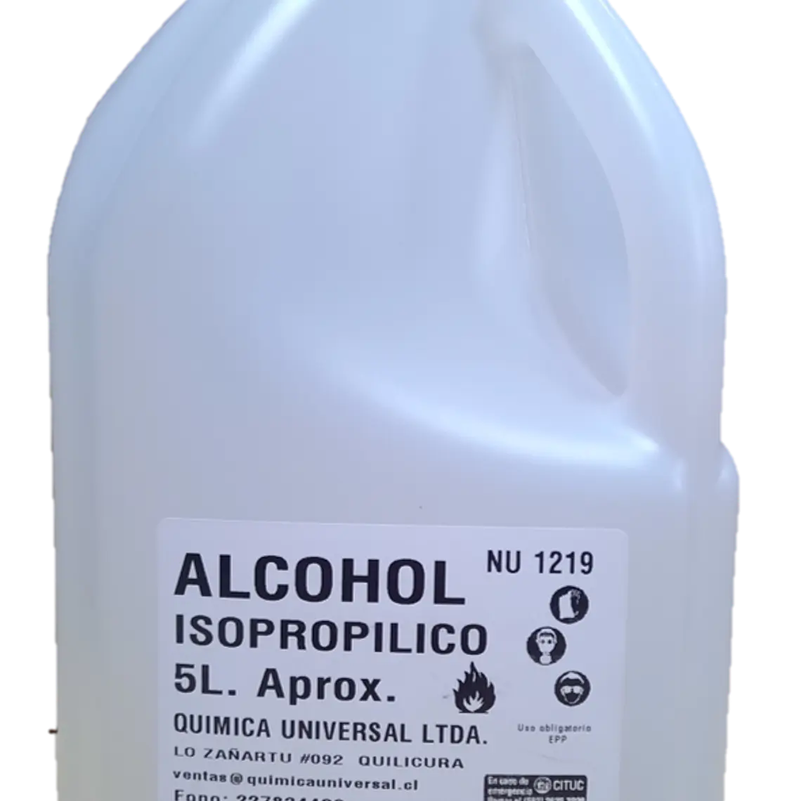 Alcohol Isopropilico 1L / 5L 2
