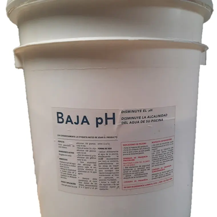 Baja pH piscina - 1kg / 20kg 2