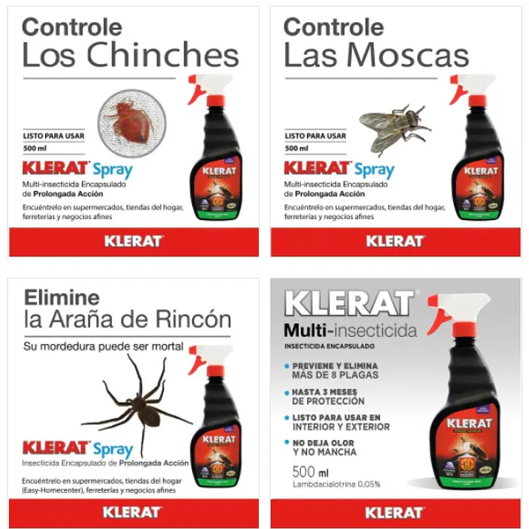 Insecticida spray KLERAT 500cc 2