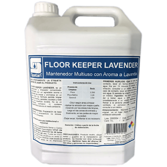 FLOOR KEEPER LAVENDER by SPARTAN CHEMICAL