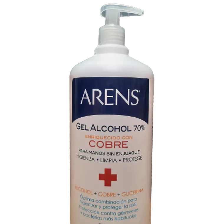 Alcohol gel 1 litro Con Cobre 1