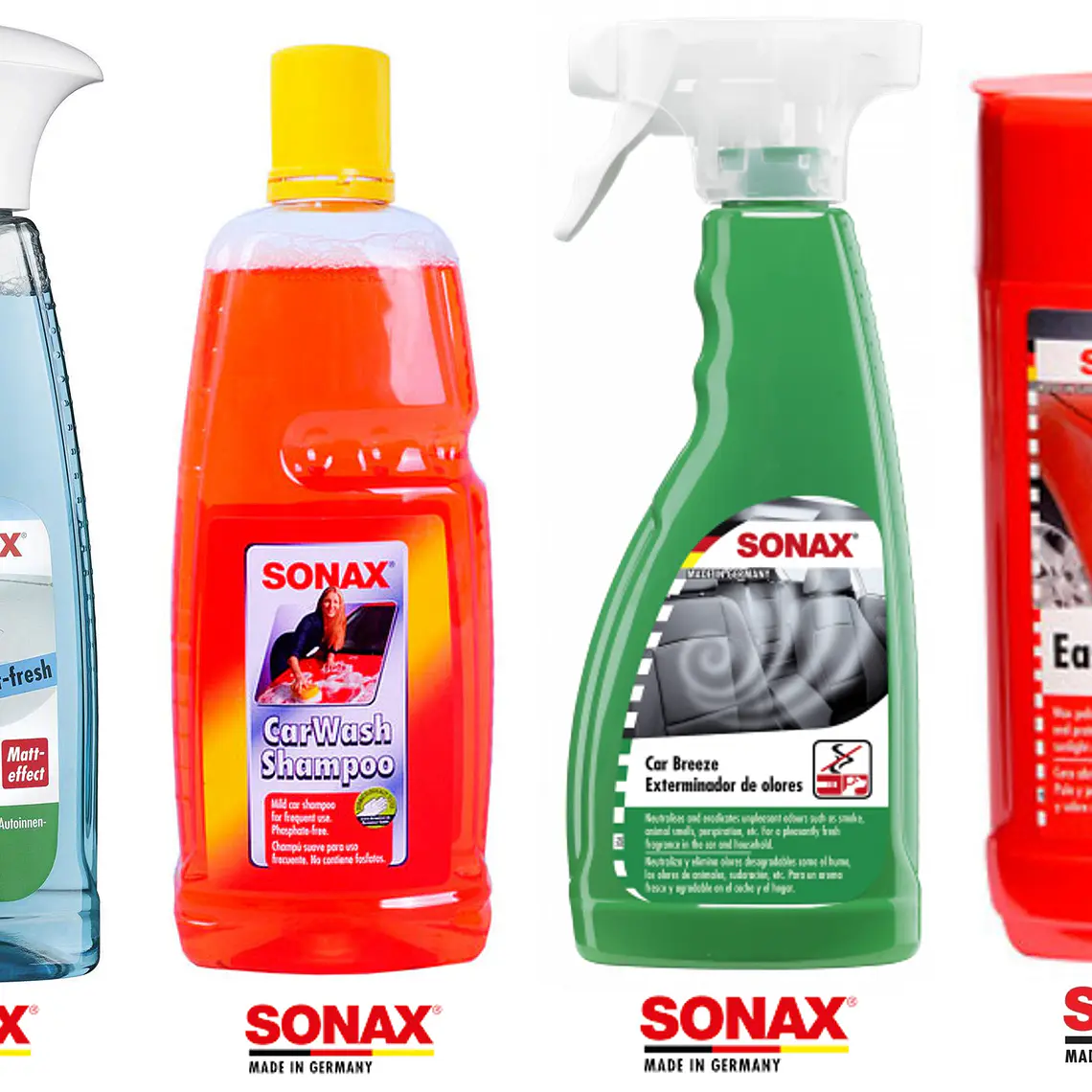 Kit Limpieza Auto Interior y Exterior SONAX 1