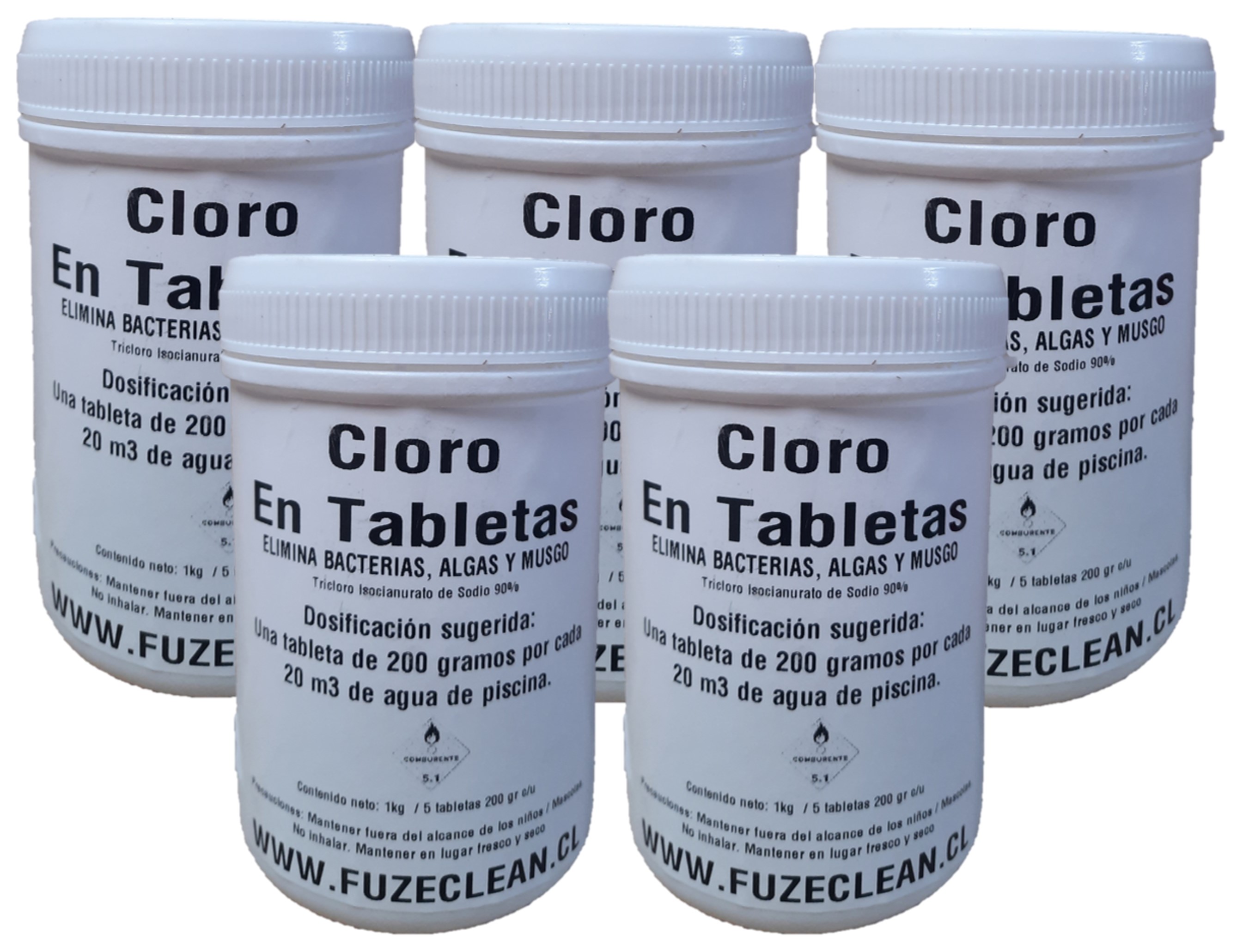 Cloro Tableta para piscinas  Pack 5 Kg