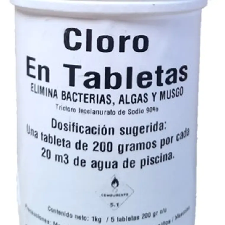 Cloro tableta para Piscina | FUZECLEAN 1