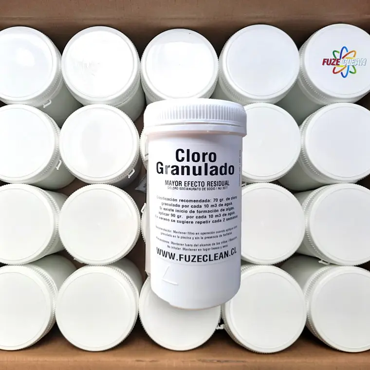 Cloro Granulado para piscina | FUZECLEAN 4