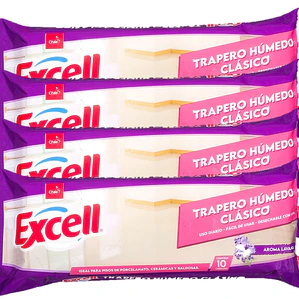 Pack Trapero humedo Desechable 10 und x 4 