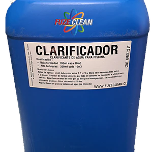 Clarificador de agua para piscina 1 lt - 20 lt - FUZECLEAN