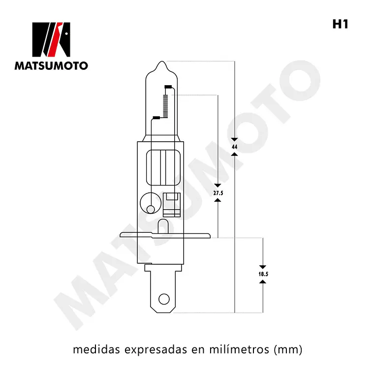Ampolleta H1 Halogena COOL BLUE - 2 UND - MATSUMOTO 3