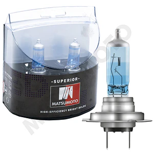 Ampolleta  H7 Halogena COOL BLUE - 2 UND -MATSUMOTO