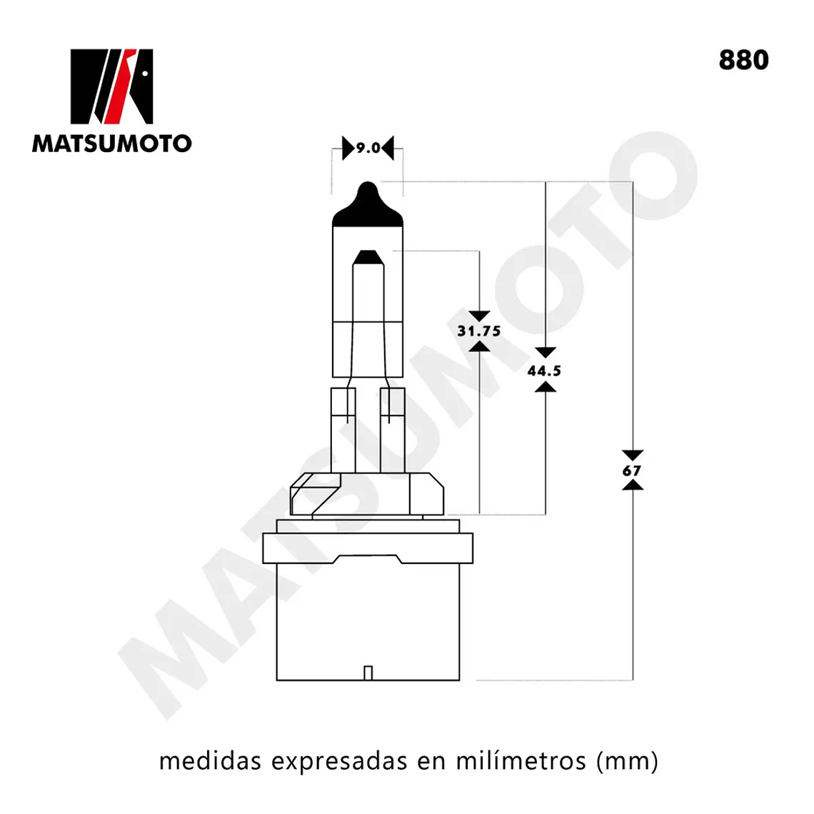 Ampolleta 880 Halogena COOL BLUE - 2 Und. - MATSUMOTO 2
