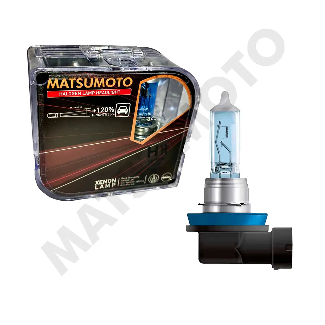 Ampolleta H11 Halogena COOL BLUE - 2 Und. - MATSUMOTO  1