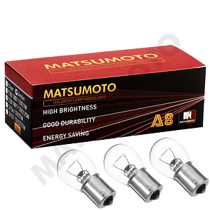 Ampolleta 1141 CLEAR  1 Contacto / Pata pareja - 10 und. - MATSUMOTO
