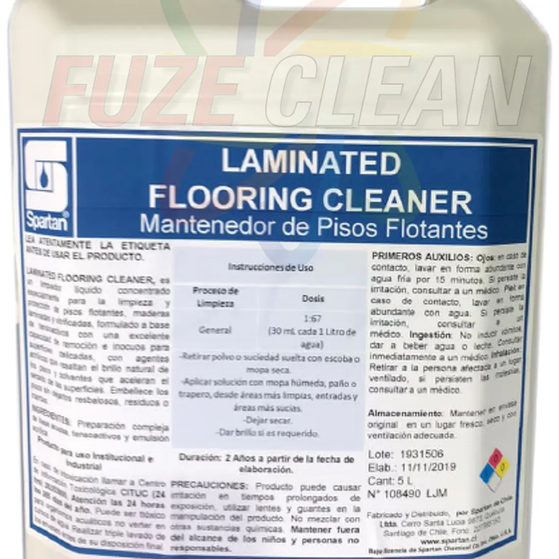 Mantenedor de pisos flotantes Laminated Flooring Cleaner  1