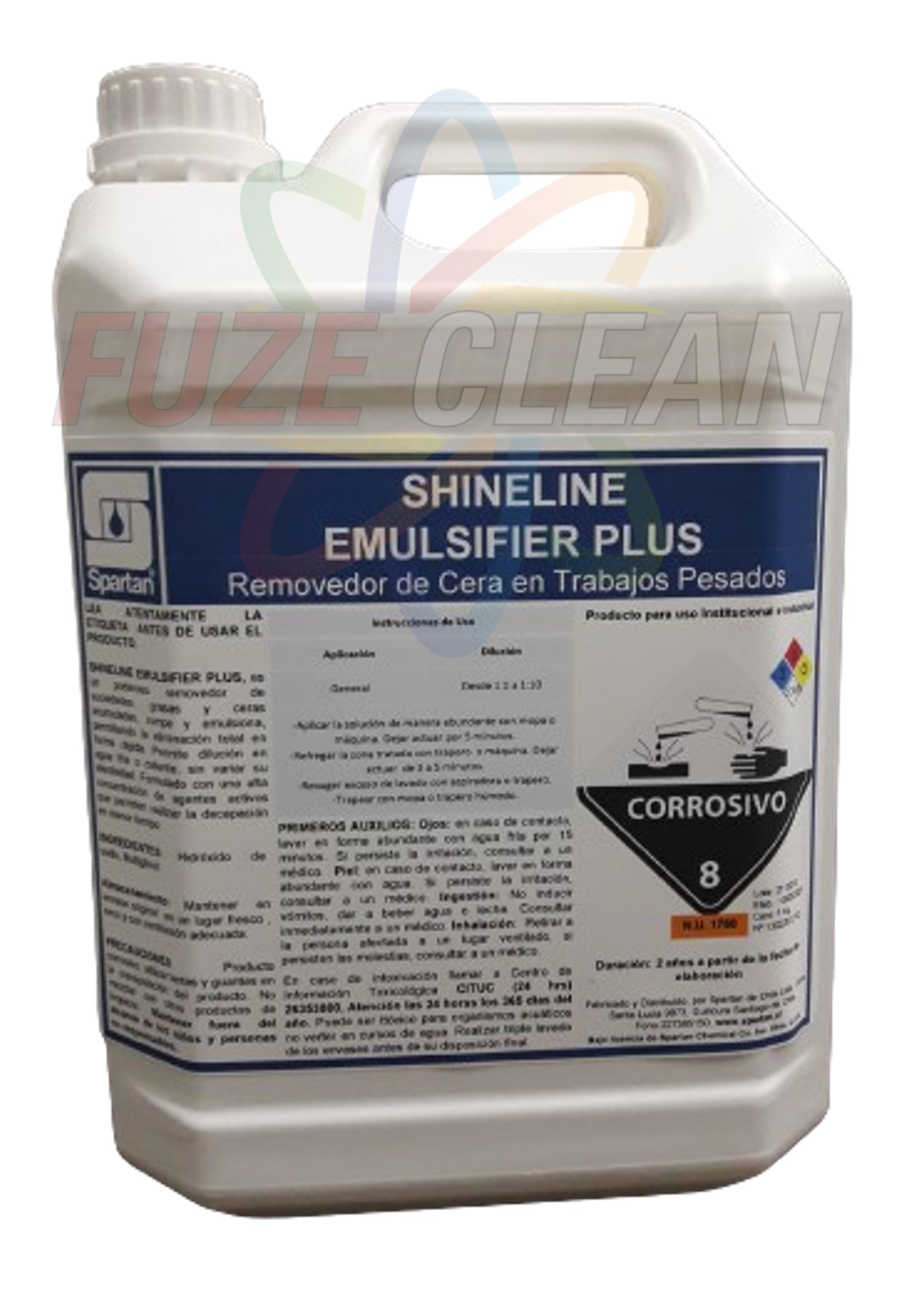 emovedor de Cera Industrial SHINELINE EMULSIFIER PLUS – Efic