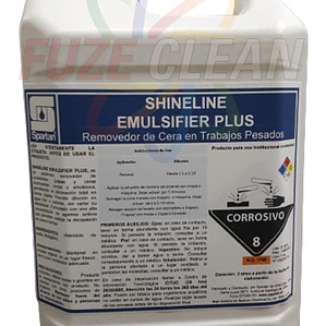 Removedor de ceras industriales DE ALTA VELOCIDAD  Shineline Emulsifier Plus. 5lts.