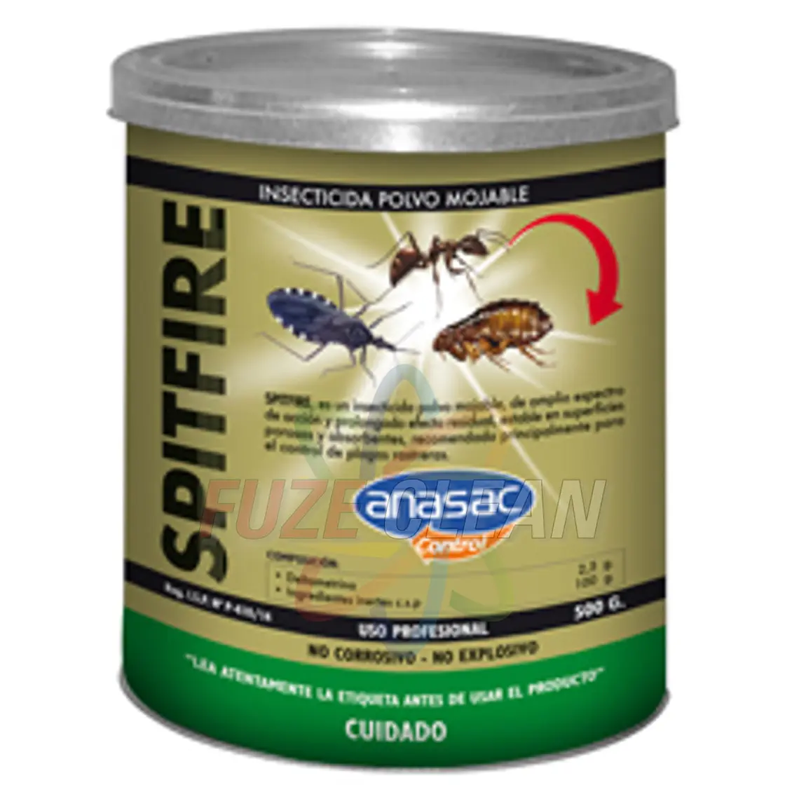Insecticida en polvo SPITFIRE 2,5 WP 500gr. 1