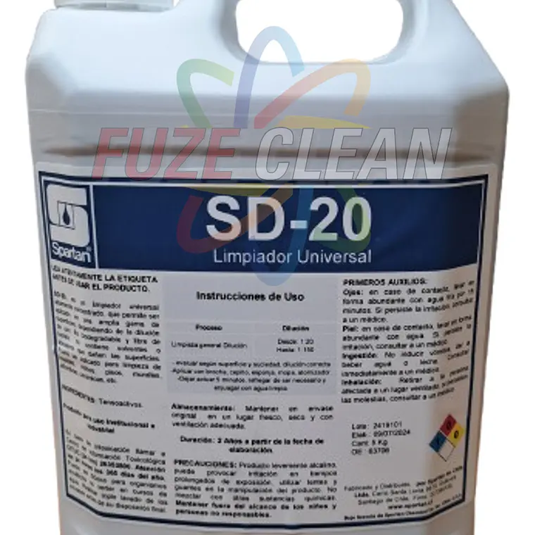 Detergente Concentrado Multiuso para Superficies Duras - SD-20  1