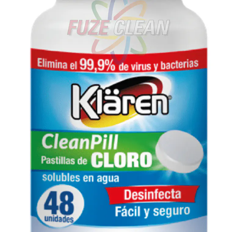 Tabletas de Cloro para diluir 48un. - Klaren 1