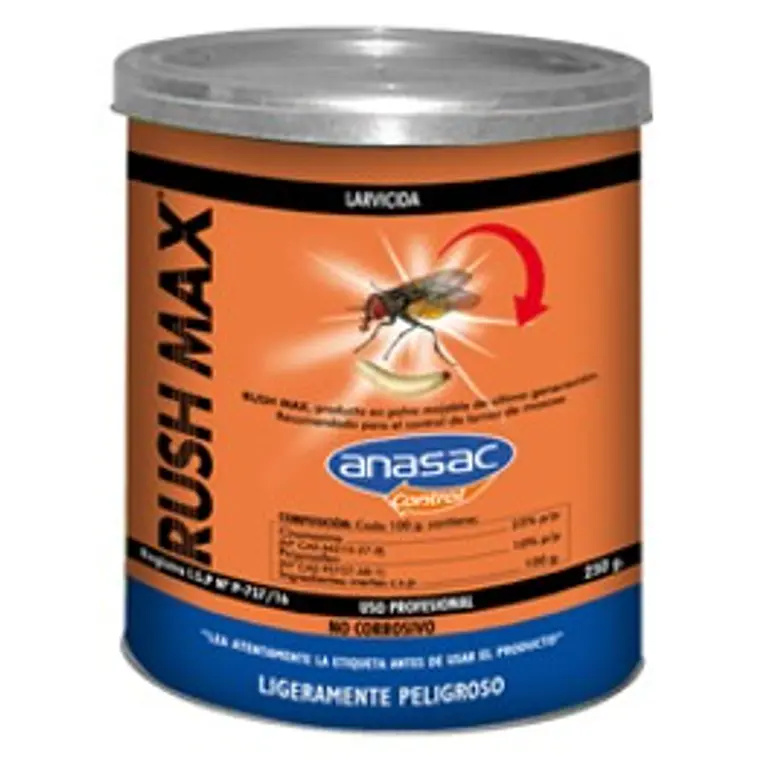 Control Total de Moscas en estados Larvales RUSH MAX 250 GR 1