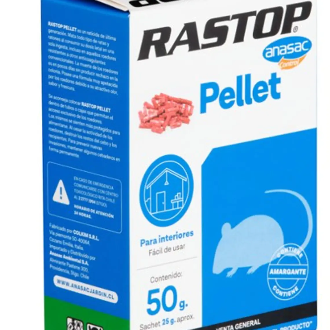 Veneno Para ratones / Raticida  RASTOP PELLET  1