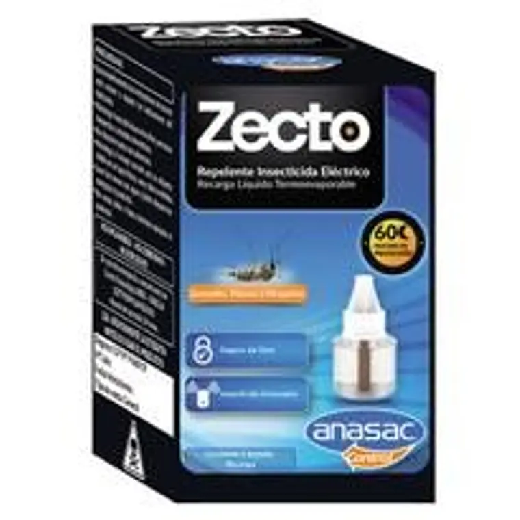 RECARGA INSECTICIDA LIQUIDO ZECTO ANASAC 1 UND. 1