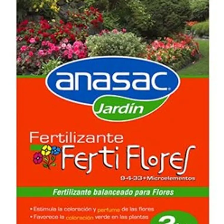 Fertilizante para Flores FERTI FLORES ANASAC 2 kg 1