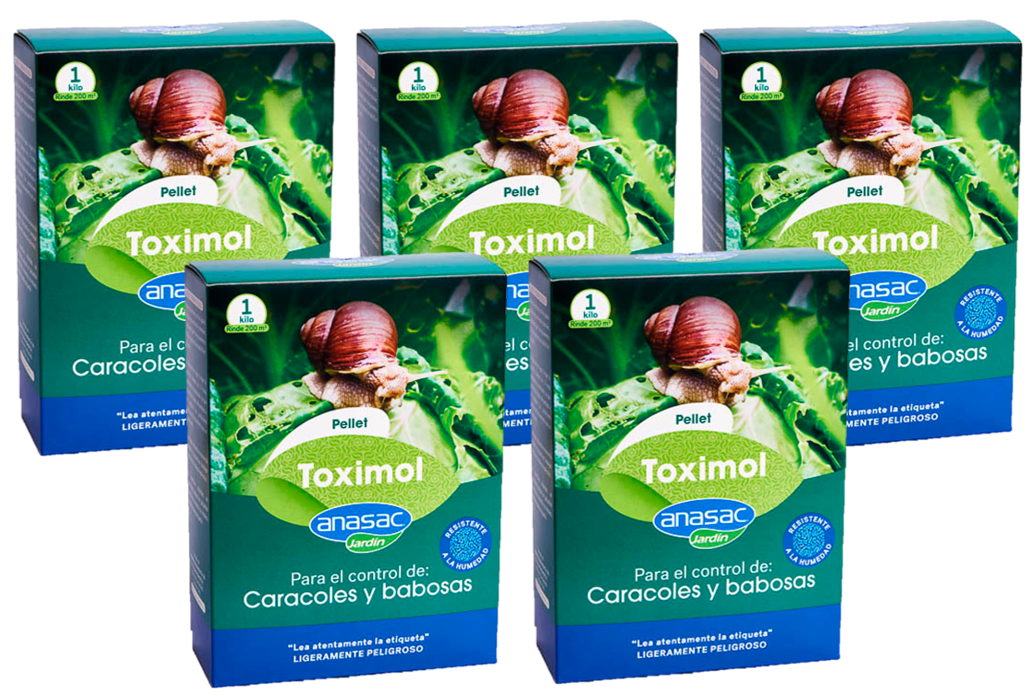 Toximol veneno para caracoles pack 5kg.