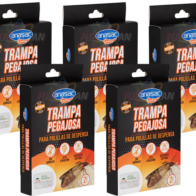 Trampa para polillas de despensa 2 und. NO TOXICA -  PACK 5 UNIDADES 1
