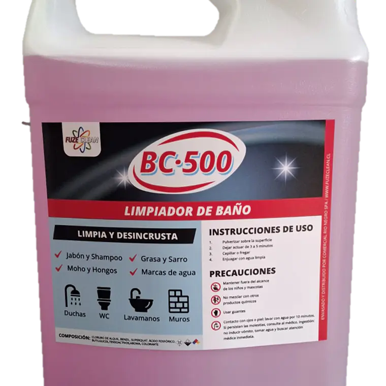 Limpiadador y desinfectante para baños BC-500  2
