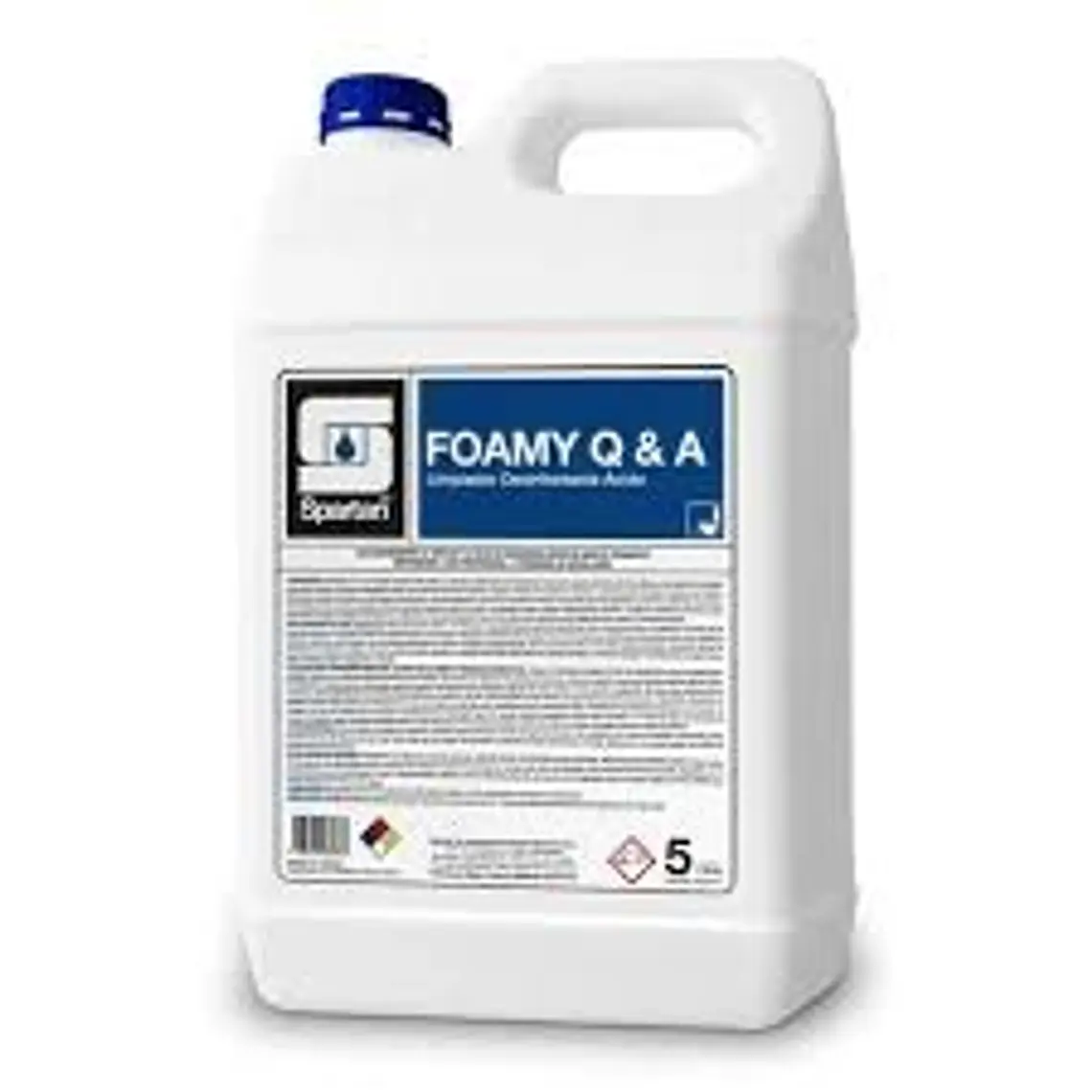 Desincrustante y desinfectante de baños Acido Foamy Q&A SPARTAN 5kg 1