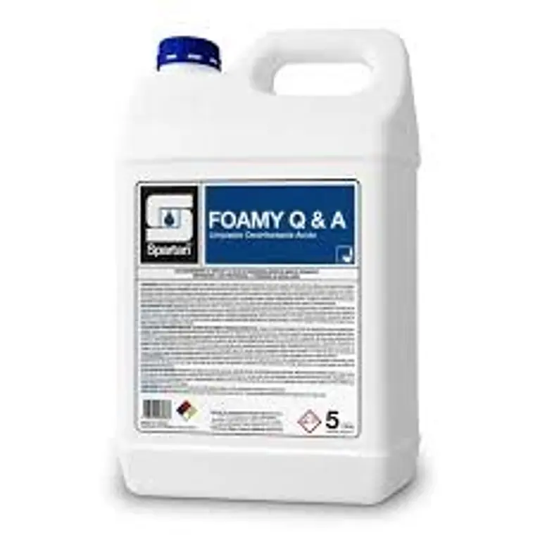 Desincrustante y desinfectante de baños Acido Foamy Q&A SPARTAN 5kg 1