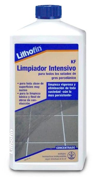 Limpiador Intensivo Porcelanato y Cerámica profesional  Lithofin 1 Litro